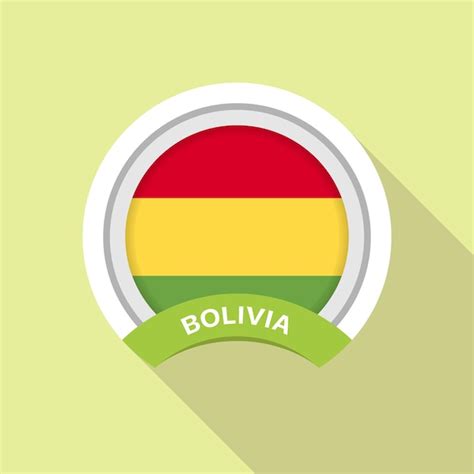 Premium Vector Round Flag Of Bolivia Isolated Icon On White Background