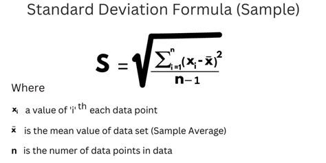 Standard Deviation Formula Example And Calculation