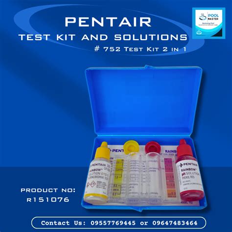 Pentair Pool Test Kit And Solutions In Test Kit Shopee