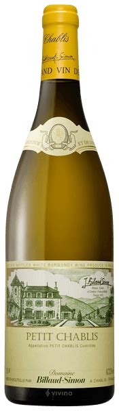 Billaud Simon Petit Chablis Vivino Us