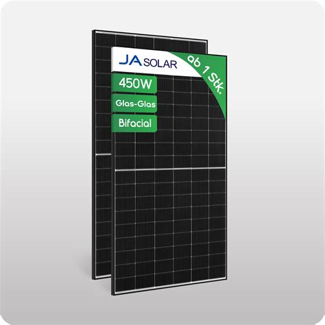 Ja Solar Photovoltaikmodul W Bifacial Glas Glas Jam D Lb Ac Tec