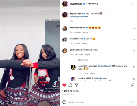 ‘im Telling Reign Toya Johnson And Reginaes ‘twinnem Video Derails When Fans Bring Up Reign