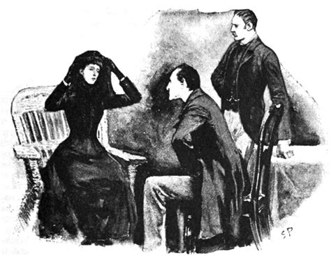 She Raised Her Veil Illustration To Arthur Conan Doyle S The