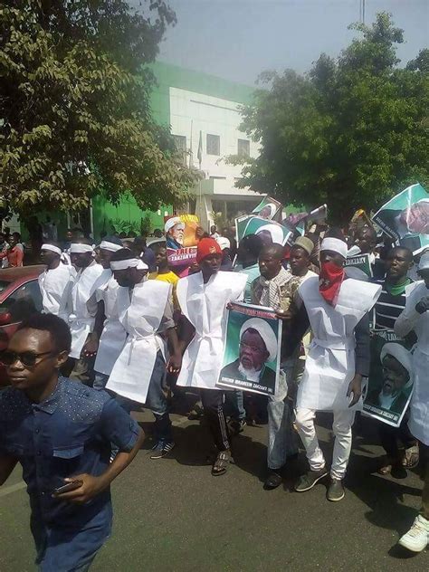 Photos Police Again Disperse Shiite Protesters In Abuja • Okayng