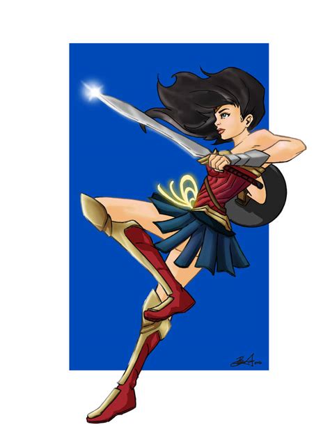 Wonder Woman Color By Bgrezbein On Deviantart