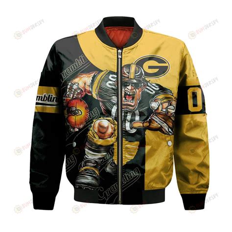 Grambling State Tigers Bomber Jacket 3d Printed Football Ausouls