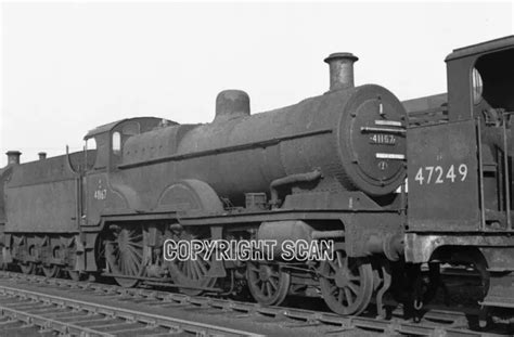 Railway Steam Photograph 41167 Ex Lms And 47249 Derby 59 £299