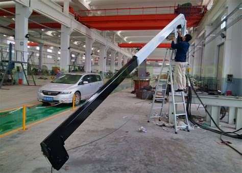 Hidrolik Teleskopik Boom Crane Jib Crane Telescoping Efisiensi Tinggi