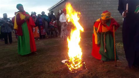 Lesotho African Sangoma Traditional Healer Initiation Pt 1 Levite