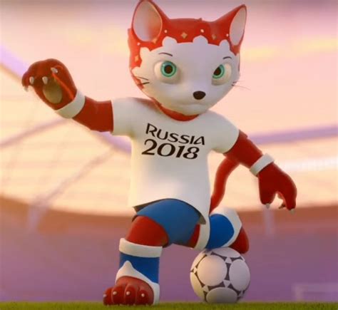 Gato Rusia Mascota Del Mundial Rusia Logotipos De Futbol