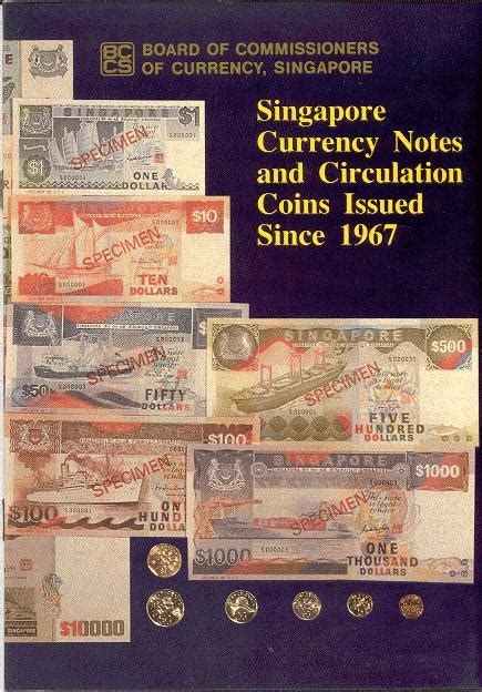 Heft: Singapore Currency Notes and Circulation Coins Issued Since 1967 ...