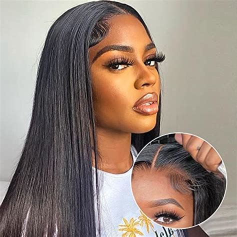 Amazon LEhan 5x5 Hd Lace Closure Wigs Human Hair For Women 160