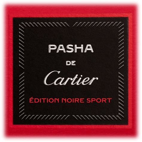 Cartier Pasha De Cartier Dition Noire Sport Eau De Toilette Luxury