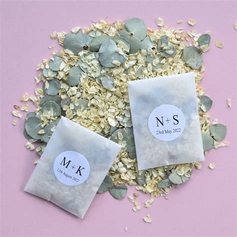 Biodegradable Confetti Frosted Confetti Packets Confetti Etsy