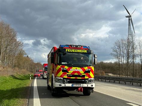 Alarmstichwort Abc Kr Fte Der Feuerwehr Auf Rastplatz Krautseifen