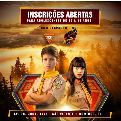 Inscri Es Abertas Clube De Desbravadores Images Behance