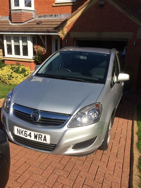 Vauxhall Zafira Exclusive Mpv 2014 Manual 1796 Cc 5 Doors 7 Seats Silver In