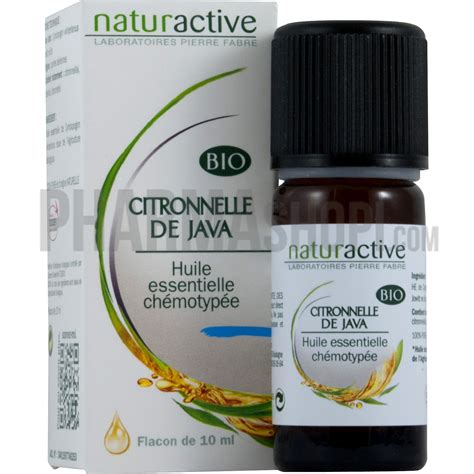 Huile Essentielle De Citronnelle De Java Bio Naturactive Flacon De Ml