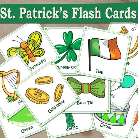 High Quality Printable St Patrick S Day Flash Cards Printable Flash