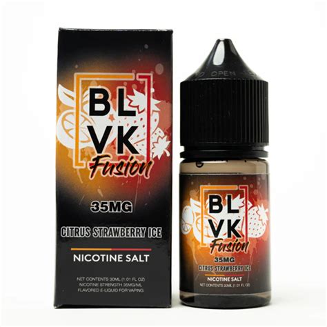 Blvk Salt Fusion Citrus Strawberry Ice Vapepy