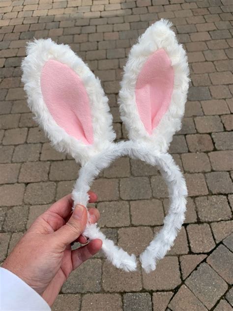 Fuzzy Bunny Ear Headband Bunny Ears Headband Crochet Baby Hat