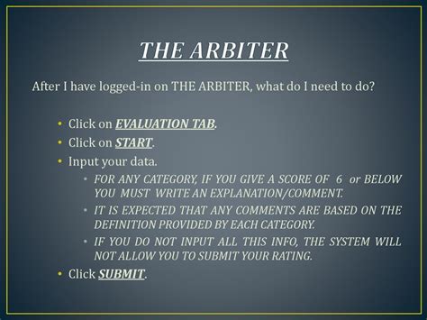 Board 6 Rating Process ppt download