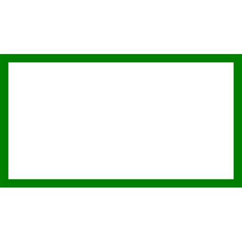 simple green rectangle | Free SVG