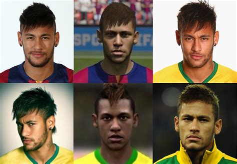 Evolução Total Veja Como Neymar Mudou De Aparência Na Vida Real E No Game Fifa Em 5 Anos Virgula