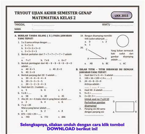 Contoh Tes Formatif Matematika Hot Sex Picture