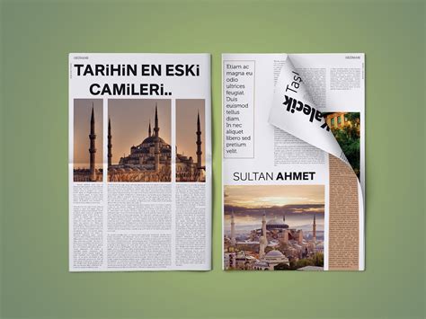 newspaper design on Behance