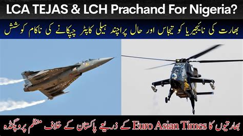 LCA Tejas Mk1a LCH Prachand For Nigeria Euro Asian Times Ayyan