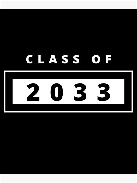 Póster Clase de diseño de graduación futura 2033 de FameuxDesigns