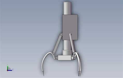 机械抓手solidworks 2013模型图纸免费下载 懒石网