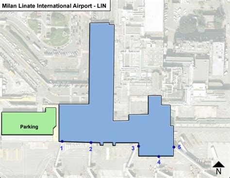 Milan Linate LIN Airport Terminal Map