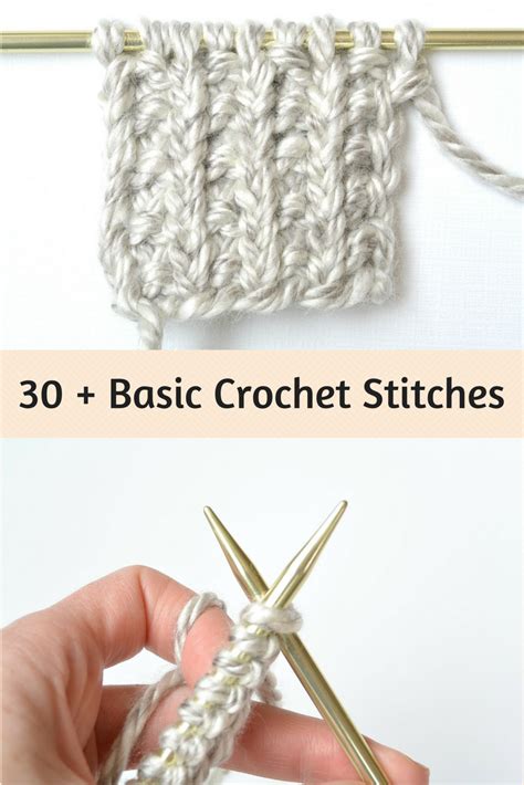 Learn Crochet 20 Basic Stitches For Beginners