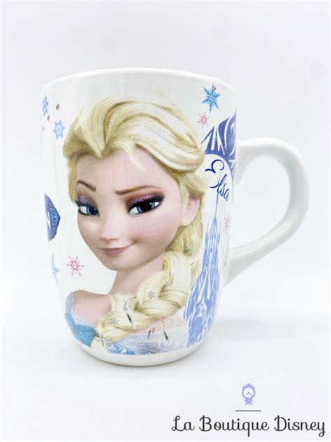 Tasse Elsa Olaf La Reine Des Neiges Frozen Disney Mug Blanc Vaisselle