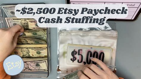 2 500 November Side Hustle Cash Envelope Stuffing Week 4 Etsy