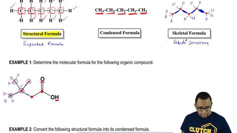 Drawing Condensed Structural Formulas Pearson Channels