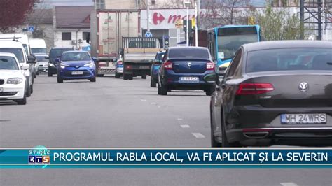 PROGRAMUL RABLA LOCAL VA FI APLICAT ȘI LA SEVERIN RTS