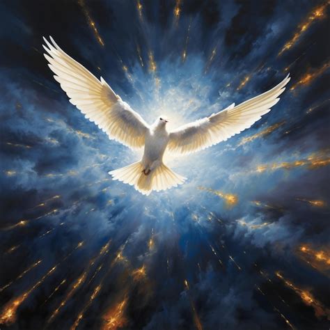 Premium Ai Image A Dove Representing The Holy Spirit