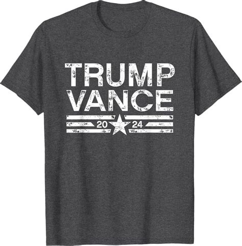 Trump J D Vance 2024 Retro Stripe Trump Vance T Shirt