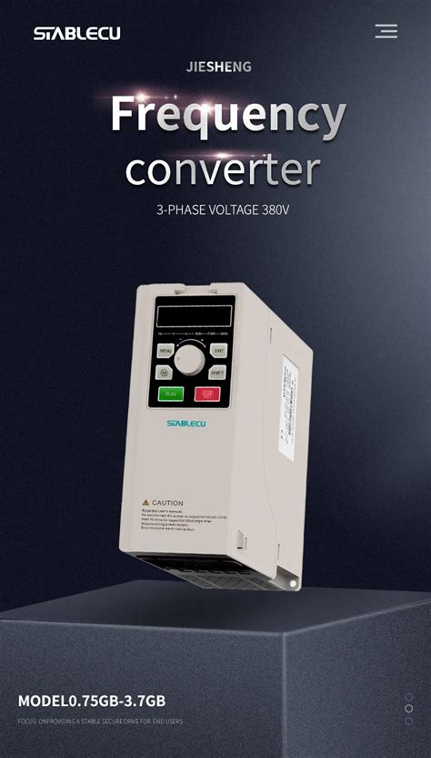 Stablecu Variable Frequency Drivers 1 5kw 2 2 Kw 50 Kw Vfd Inverter For