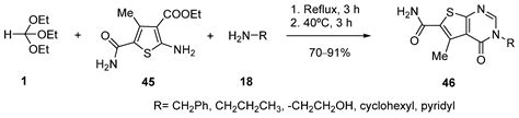 Reactions Free Full Text One Pot Reactions Of Triethyl Orthoformate