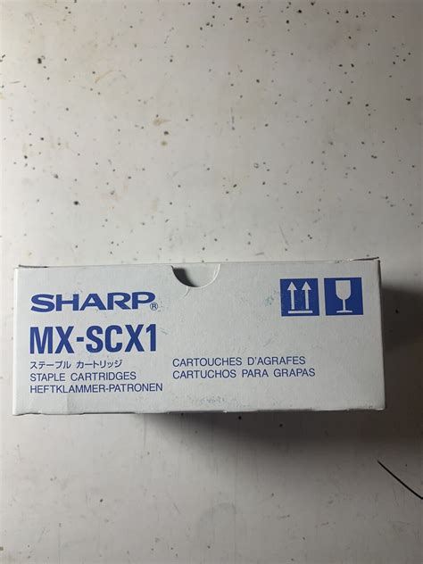 MX SCX1 SHARP STAPLE CARTRIDGE PACK OF 2 EBay