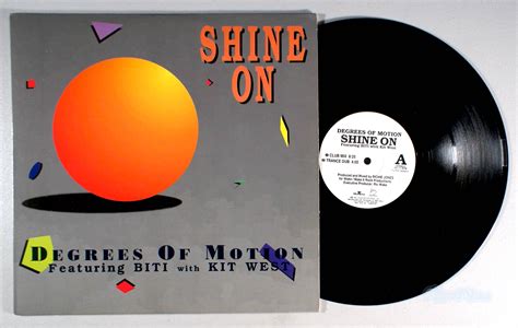 Degrees Of Motion Shine On 1992 Vinyl 12 Single DJ Club Remix