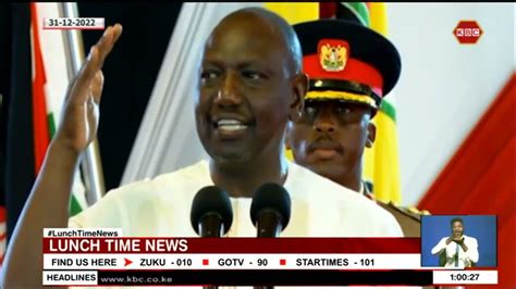 President Ruto To Hold Roundtable Interview Today Jan 4th 2023 With