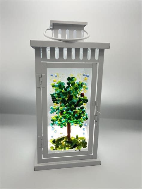 Workshop Custom Fused Glass Lantern