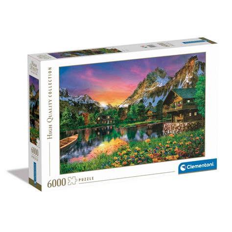 Clementoni Lac des Alpes Puzzle 6000 pièces kubekings