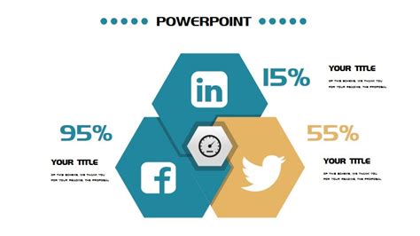 Template Ppt Grafik Ppt Visualisasi Informasi Persentase Perbandingan