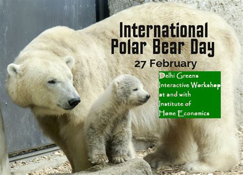 International Polar Bear Day Observed at and with IHE